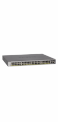 NETGEAR GS752TXP Řízený L2/L3/L4 10G Ethernet (100/1000/10000) Podpora napájení po Ethernetu (PoE) Černá