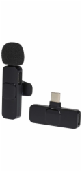 NEDIS bezdrátový mikrofon/ pro notebook / Smartphone / Tablet/ vypínač/ USB-C zásuvka/ kabel 1,8m/ černý