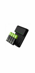 Green Cell Sada nabíječky VitalCharger a 4x dobíjecí baterie AA 2000mAh Ni-MH