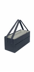 LEITZ Fabric textilní úložný box pro sdílené pracovní místo, 21x46,5x20cm