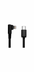 Gembird adaptér USB-C (M) / Lightning (M), datový / nabíjací, opletený, pravouhlý, 0.2m