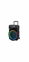 Kruger&Matz sloup Aktivní reproduktorový sloup (se 2 bezdrátovými mikrofony UHF, SD, Bluetooth, FM, USB, LED) 60 Watt