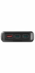 Hama PD 20 powerbanka, 20000 mAh, 3 výstupy: 2x USB-C, 1x USB-A, LED displej, PD, Qualcomm