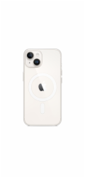 iPhone 14 + Clear Case with MagSafe