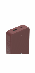 Hama Colour 10, powerbanka 10000 mAh, 3 A, výstup: USB-C, USB-A, červená