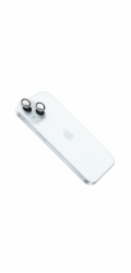 Ochranná skla čoček fotoaparátů FIXED Camera Glass pro Apple iPhone 16/16 Plus, stříbrná