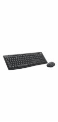 Logitech MK295 Silent - Sada klávesnice a myši - bezdrátový - 2.4 GHz - madarská - grafit