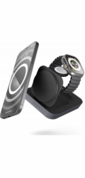 Zens Bezdrátová nabíječka 2v1, ZENS Nightstand Charger Pro 2 Qi2 15W MagSafe