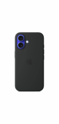 iPhone 16 Silicone Case with MS - Black