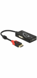 Delock - Nástroj pro převod videa - DisplayPort - DVI, HDMI, VGA - černá - maloobchod