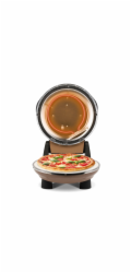 G3Ferrari Pizza Trouba Napoletana (měděná, 1200 wattů, na pizzu O 31 cm, 2 kameny)