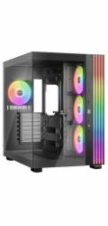 Be quiet! skříň LIGHT BASE 600LX / ATX / 4x 120mm ARGB fan / 2xUSB 3.0 / USB-C / panoramatická / černá