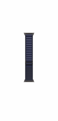 Apple Watch 49mm Navy Alpine Loop - Medium - Black Titanium Finish