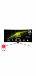 MSI Monitor 34 palců MAG 345CQR LED/WQHD/zakřivený/180Hz/černý