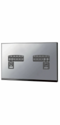 Neomounts WL30-265BL1 - Montážní sada (montáž na zeď) - Ultra-plochý, pevný - pro digitální signage LCD panel / LCD displej - ocel - černá - velikost obrazovky: 43"-85"
