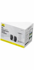 Baseus Venkovní kamera Security N1 Plus 2K (sada 2ks+centrální stanice) bílá