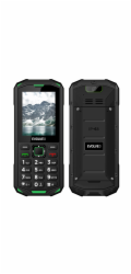 EVOLVEO StrongPhone X5, vodotěsný odolný Dual SIM telefon, černo-zelená