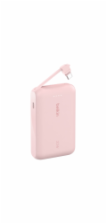Belkin BOOST CHARGE™ USB-C Power Delivery PowerBanka s integrovaným USB-C kabelem, 10000mAh, 20W, růžová