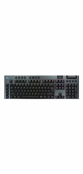Logitech G G915 X - Klávesnice - technologie LIGHTSPEED - podsvícení - bezdrátový - 2.4 GHz, Bluetooth, USB - QWERTY - US mezinárodní - klávesový spínač: GL Linear - černá
