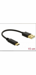 DeLOCK USB nabíjecí kabel, USB-A zástrčka > USB-C zástrčka