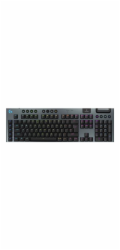 Logitech G G915 X - Klávesnice - technologie LIGHTSPEED - podsvícení - bezdrátový - 2.4 GHz, Bluetooth, USB - QWERTY - US mezinárodní - klávesový spínač: GL Clicky - černá