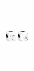 Tech-Protect NAPÁJECÍ ZÁSUVKA PCL3X4, 2 USB A 2 TYPE-C A 3 ZÁSUVKY, BÍLÁ