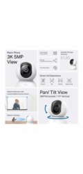 TP-Link Tapo C230 domácí-indoor kamera (5MP, 3K QHD 1620p, IR 12m, WiFi, micro SD card)