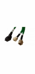 Broadcom LSI internal U.2 Enabler cable 1.0 m Mini-SAS HD (SFF-8643) x8 to 2x Mini-SAS HD (SFF-8643) white, CMS