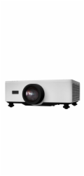 Sharp P601Q - Projektor DLP - laser - 3D - 6000 lumeny - Full HD (1920 x 1080) - 16:9 - 1080p - zvětšovací objektivy - LAN - bílá
