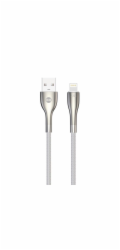 Kabel Forever Sleek USB/Lightning 1m 2,4A bílý