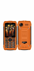 EVOLVEO StrongPhone H1, IP68 odolný Dual SIM telefon, 2,8"LCD, 5000mAh, Powerbanka, oranžový