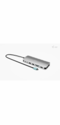 i-tec USB-C Metal Nano 3x Display Dock, 2x HDMI 1x USB-C video, Power Delivery 140W