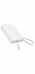 Powerbanka Baseus PicoGo 10000mAh, 45W, s kabelem USB-C bílá