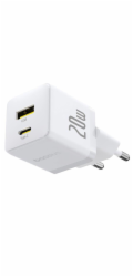 Nabíječka do sítě Baseus Palm 20W, 1xUSB, 1xUSB-C bílá