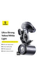 Magnetický držák na kolo Baseus PrimeTrip 2v1 s LED světlem