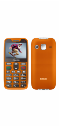 EVOLVEO EasyPhone XR, mobilní telefon pro seniory s nabíjecím stojánkem, oranžový