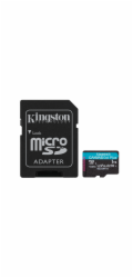 Kingston Canvas Go Plus A2/Micro SDXC/1TB/UHS-I U3 / Class 10/+ Adaptér