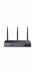 Router TP-Link DR3650V VPN WiFi 6, 1x GWAN + 4x GLAN, 1x DSL, 2x FXS, USB,  Omáda SDN