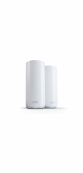 Netgear ORBI RBE772-100EUS  WIFI 7 MESH Zusatzsatellit 2er Set, Mesh Access Point (weiß, Tri-Band WiFi 7)