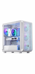Endorfy skříň Arx 700 ARGB / ATX / 4x 140 ARGB fan (až 8 fans) / 2x USB / USB-C / mesh p. / tvrzené sklo / bílá