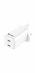 Sandberg 441-62 AC Charger Dual USB-C PD65W UK