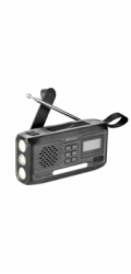 Sandberg Survivor All-in-1 DAB Radio 4500 mAh, multifunkční outdoorové rádio, černé
