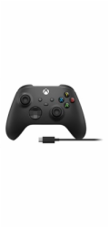 Xbox Wireless Controller černý + USB-C kabel