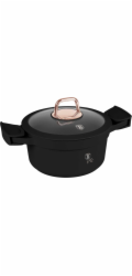 Kastrol s titanovým povrchem a poklicí 20 cm Black Rose Collection BH-1456