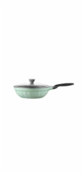 BUYDEEM Cast Aluminum Nonstick Frying Pan 30 cm, model CP102, color Cozy Greenish 
