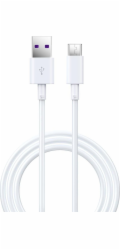 Deví kabel USB-A to USB-C Super Charge Cable 5A 1.5m - White