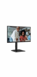 AOC LCD 24E4CV 23,8" IPS/1920x1080@120Hz/4ms/300cd/HDMI/DP/4xUSB/USB-C/USB-C dock/RJ45/Repro/Pivot/HAS/5 let