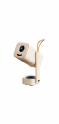 YABER T1 Pro, mini WiFi projektor s otočným stojanem, Full HD 1080P,220 ANSI lumenů, krémová