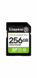 Kingston Technology Canvas Select Plus Gen3 256 GB SD UHS-I Třída 10