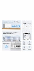 MERCUSYS Halo H25BE(2-pack) WiFi7 Mesh (BE3600,2,4GHz/5GHz,3xGbELAN/WAN)